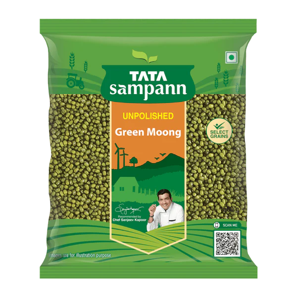 Tata Green Moong Dal, 500g