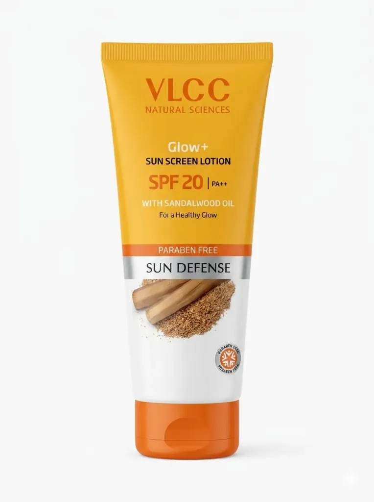 VLCC Glow+ Sun Screen Lotion SPF 20 PA++, 100g