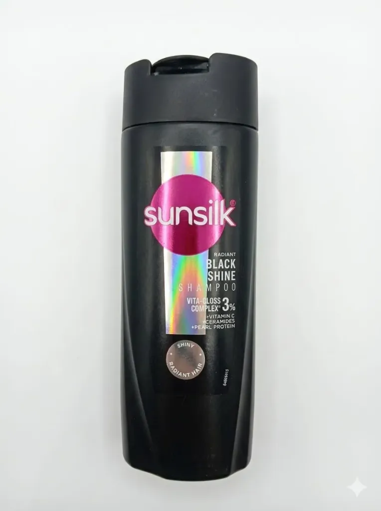 Sunsilk Radiant Black Shine Shampoo, 80ml