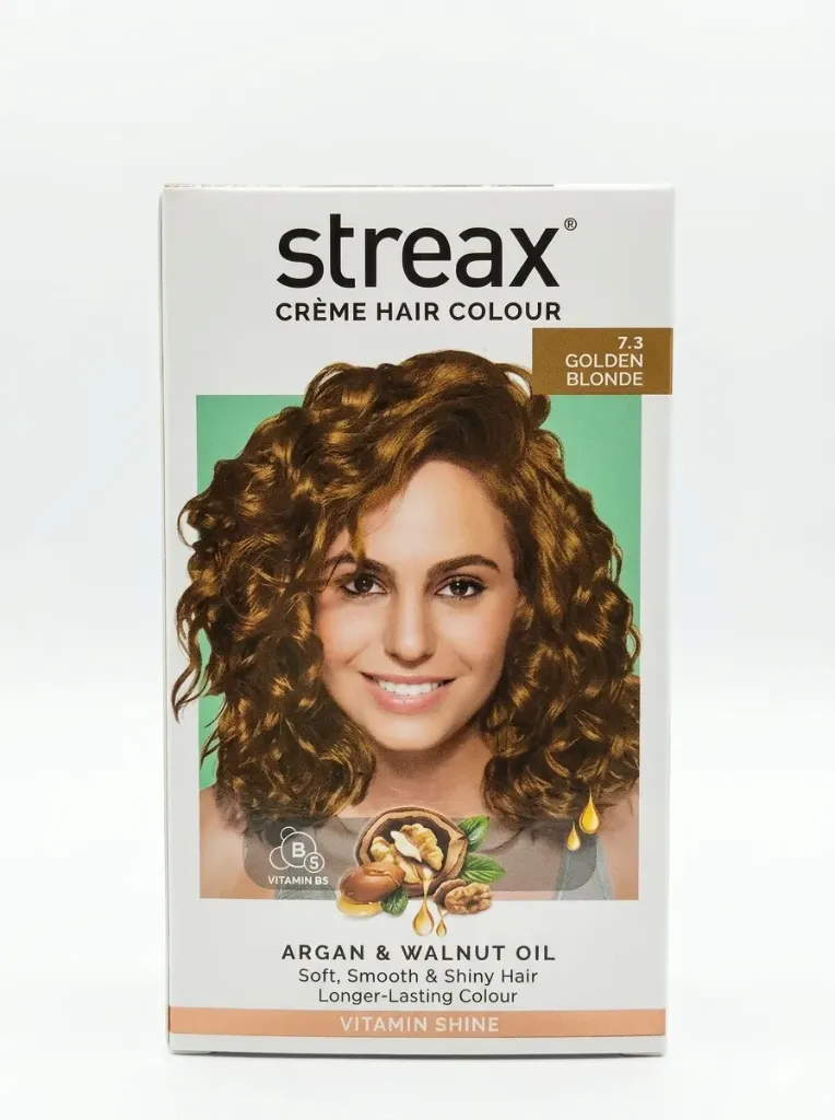 Streax Crème Hair Colour 7.3 Golden Blonde