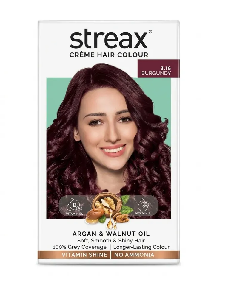 Streax Crème Hair Colour 3.16 Burgundy