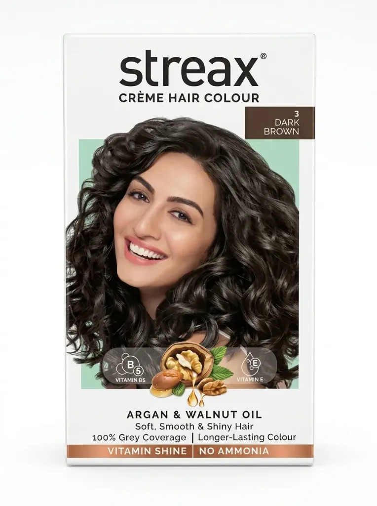 Streax Crème Hair Colour 3 Dark Brown