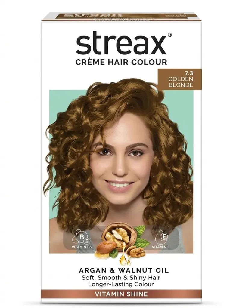 Streax Crème Hair Colour 7.3 Golden Blonde