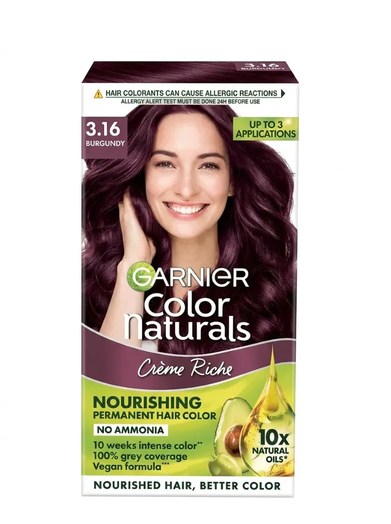 Garnier Color Naturals Crème Riche – Shade 3.16 Burgundy