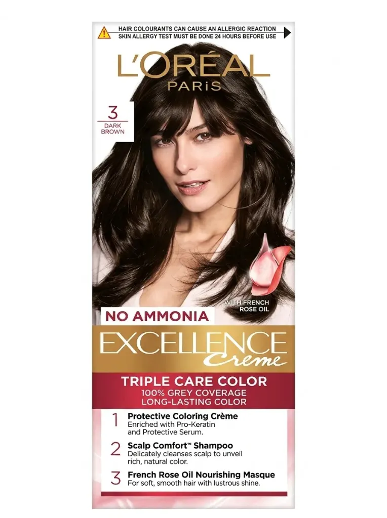 L’Oréal Paris Excellence Crème – Shade 3 Dark Brown