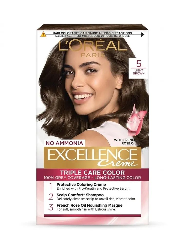 L’Oréal Paris Excellence Crème – Shade 5 Light Brown