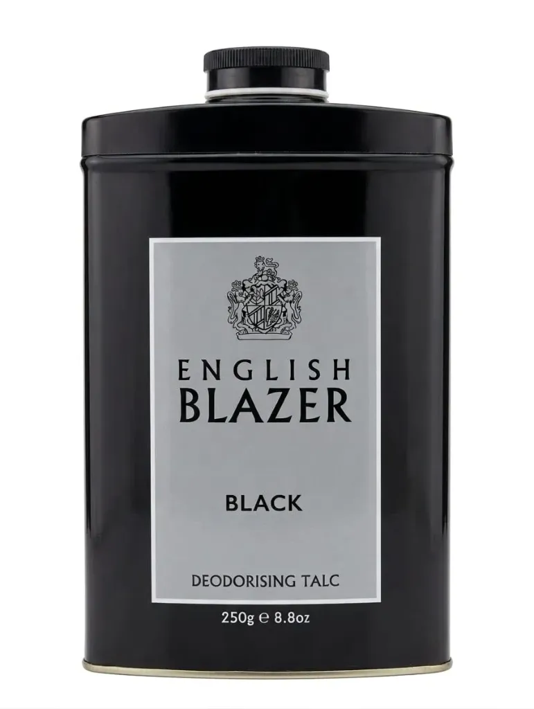 English Blazer Black Deodorising Talc, 250g