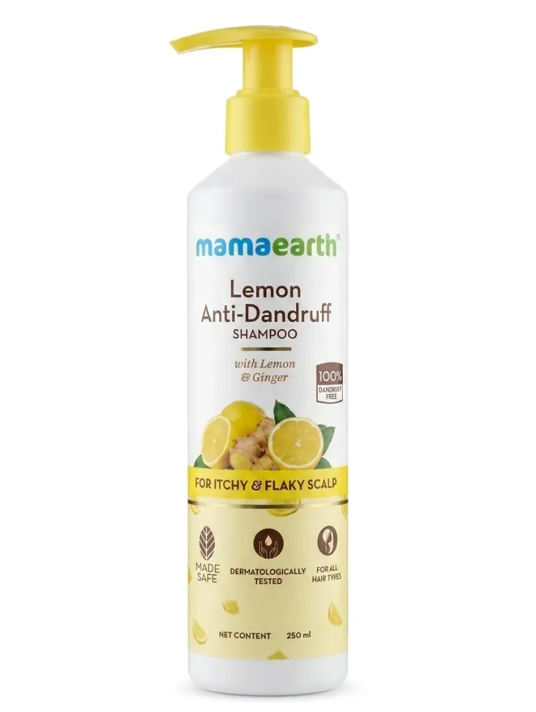 Mamaearth Lemon Anti-Dandruff Shampoo, 250ml