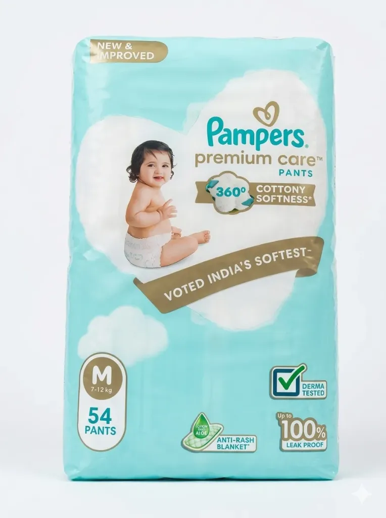 Pampers Premium Care Pants (M), 54N