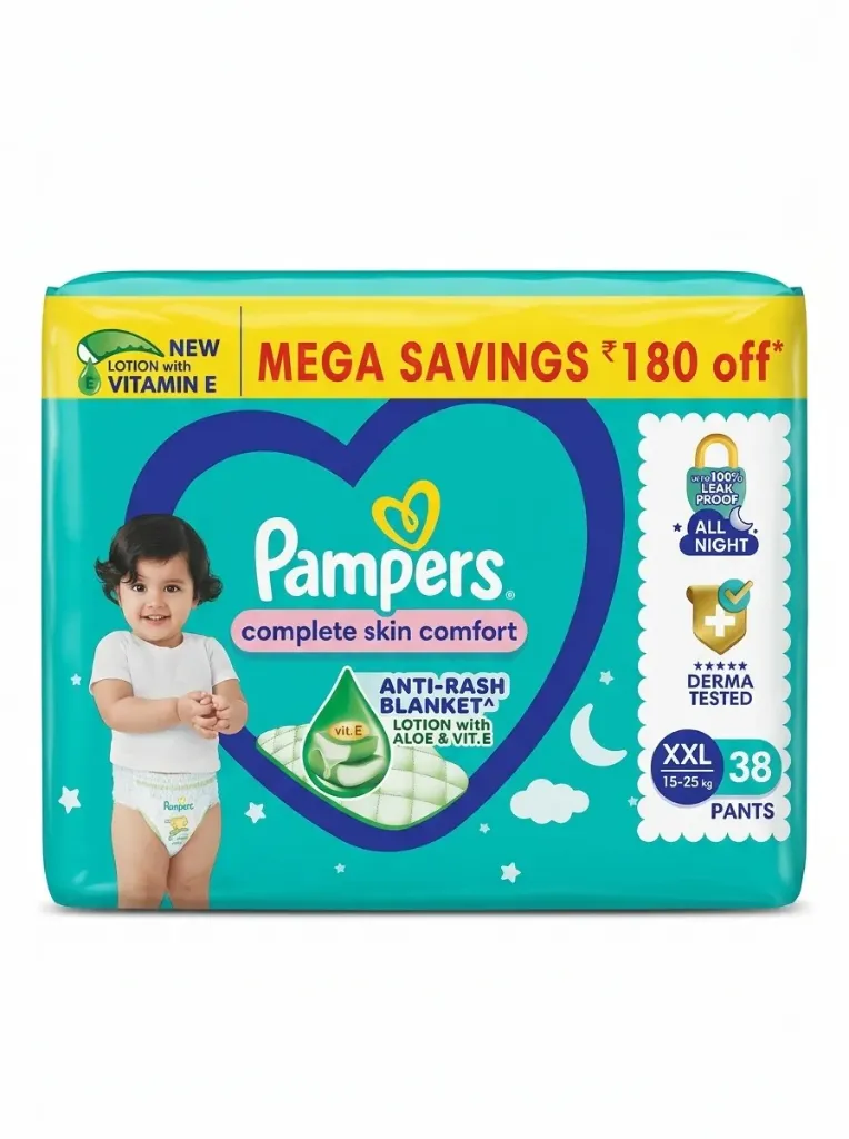 Pampers Complete Skin Comfort Pants (XXL), 38N