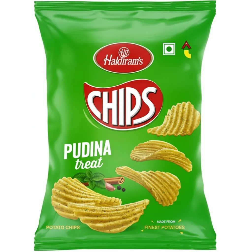 Haldiram's Pudina Treat Chips, 72g