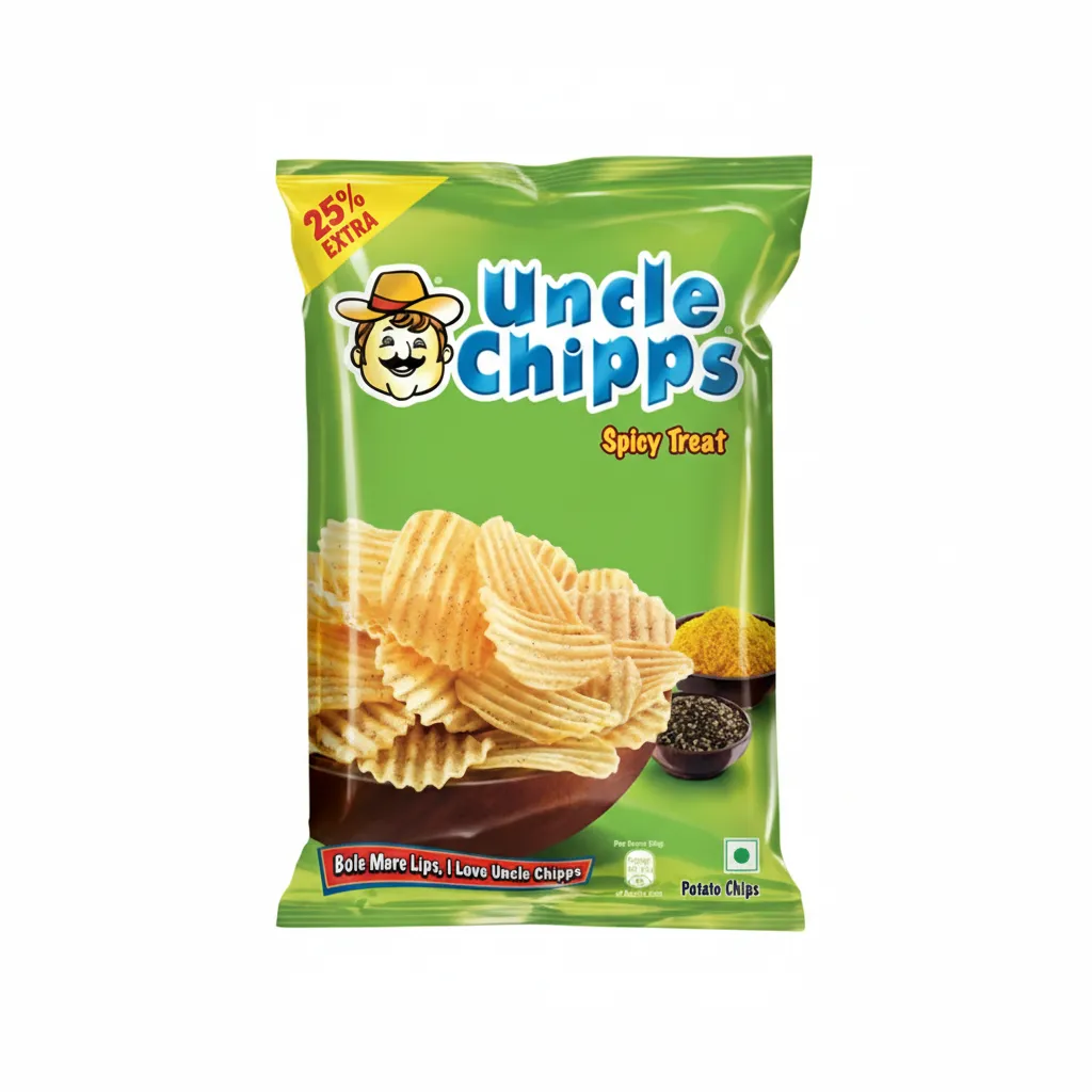 Uncle Chipps Spicy Treat, 52g