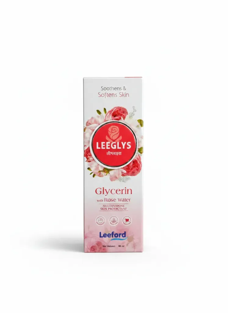 Leeglys Glycerin With Rose Water, 60ml