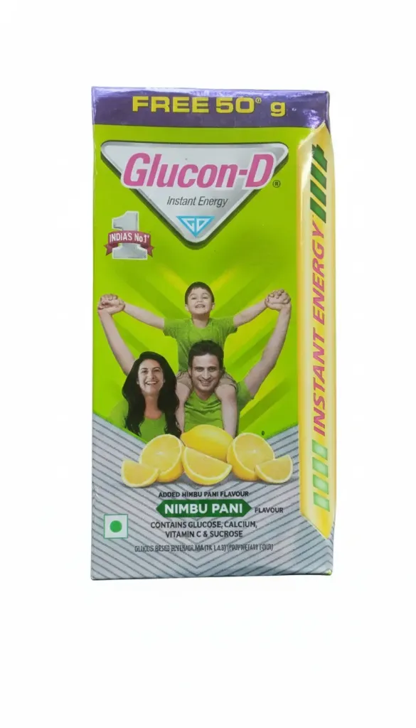 Glucon-D Nimbu Pani Instant Energy Powder, 75g + 50g free 125g