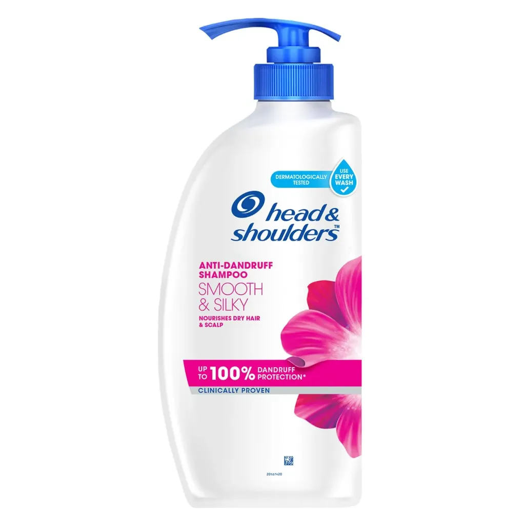 Head & Shoulders Smooth & Silky Anti Dandruff Shampoo, 1L