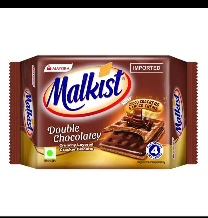 Malkist Chocolate flavoured, 4 sandwiches