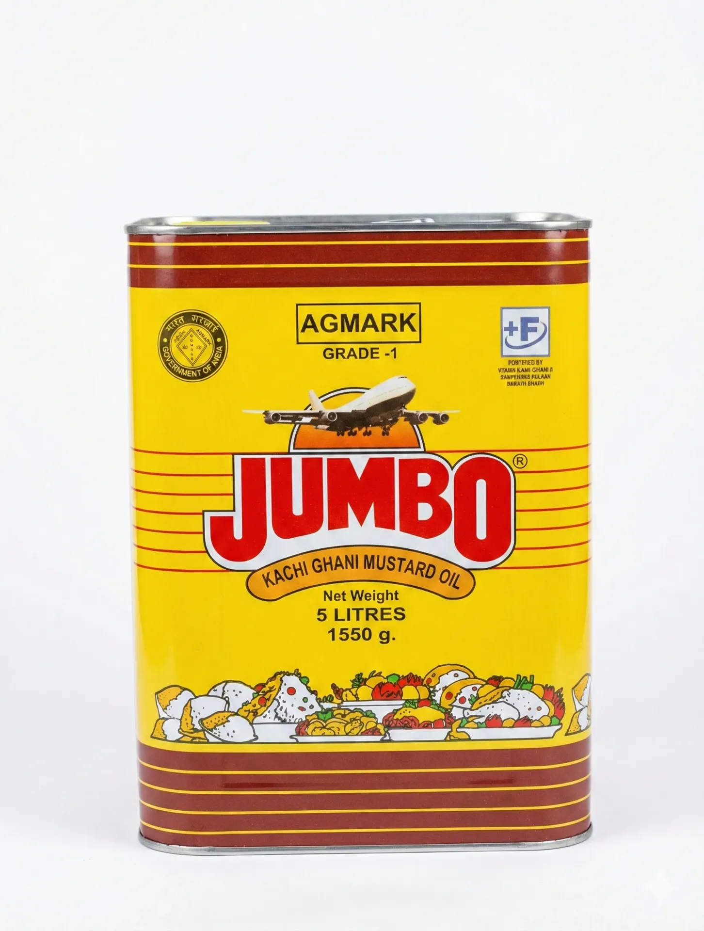 Jumbo Mustard Oil, 5ltr