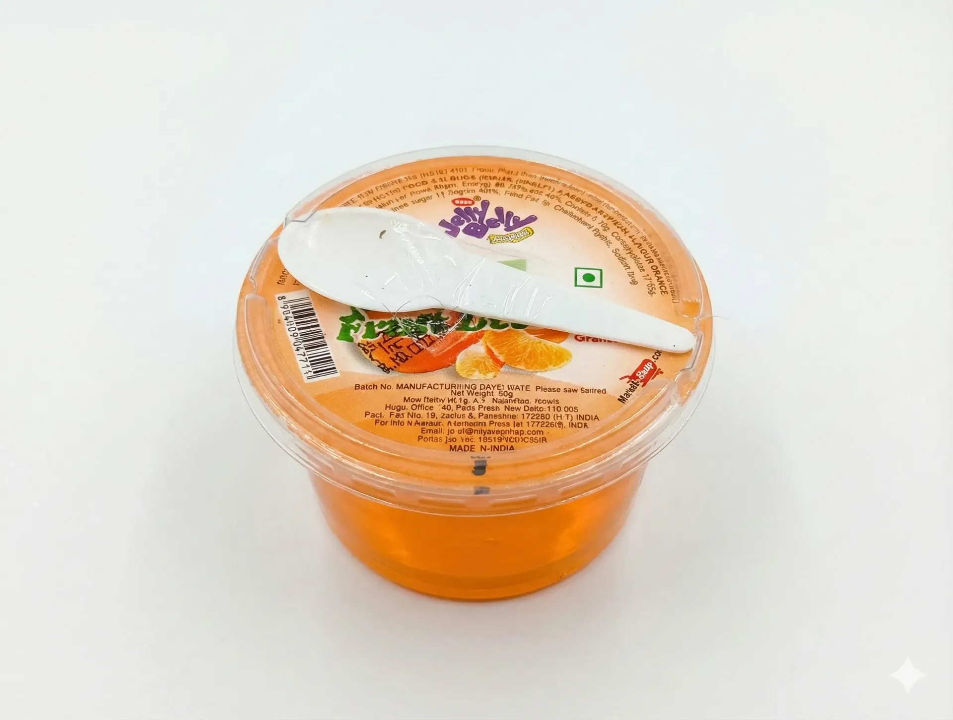 Orange Flavoured Jelly Cup, 50g