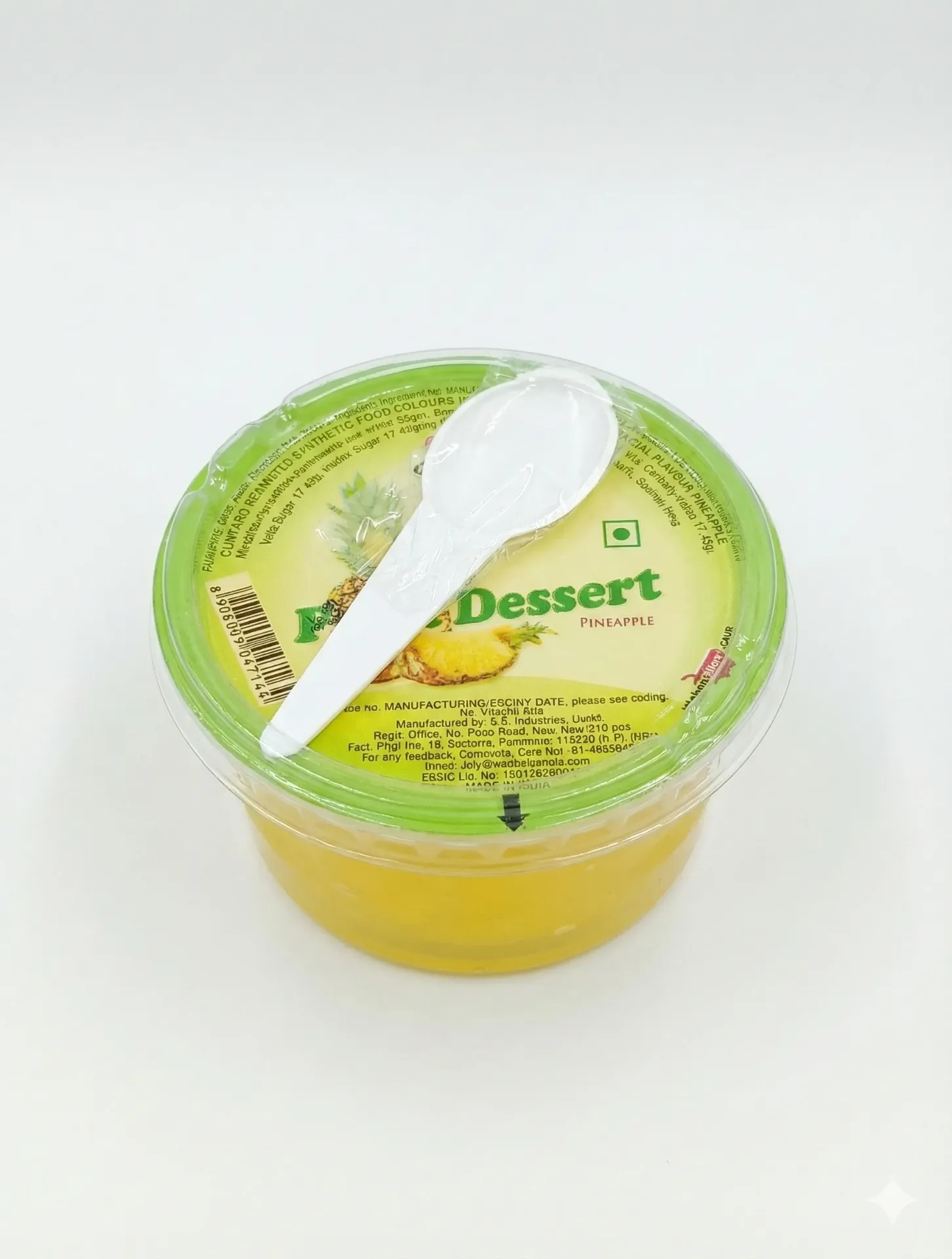 Pineapple Flavoured Jelly Cup, 50g