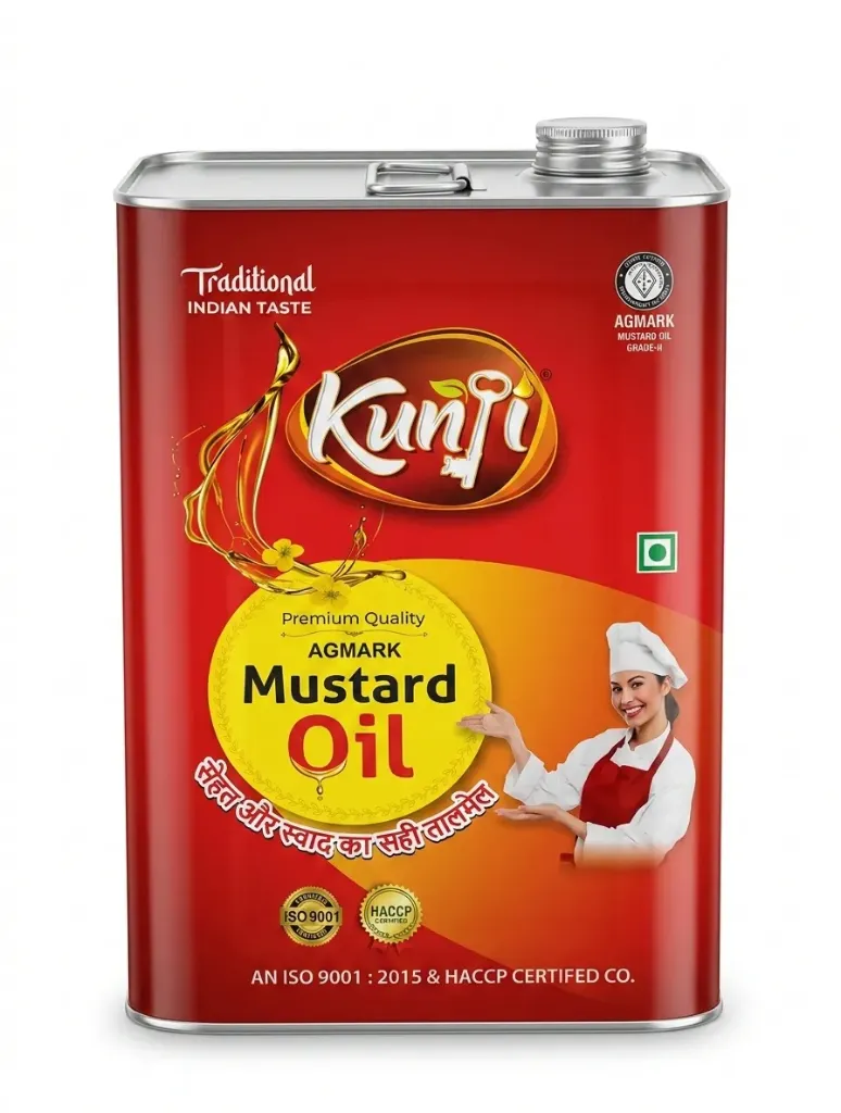 Kunji Premium Quality Agmark Mustard  Oil, 15kg