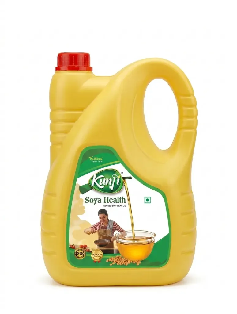 Kunji Refined Soyabean Oil, 5 ltr