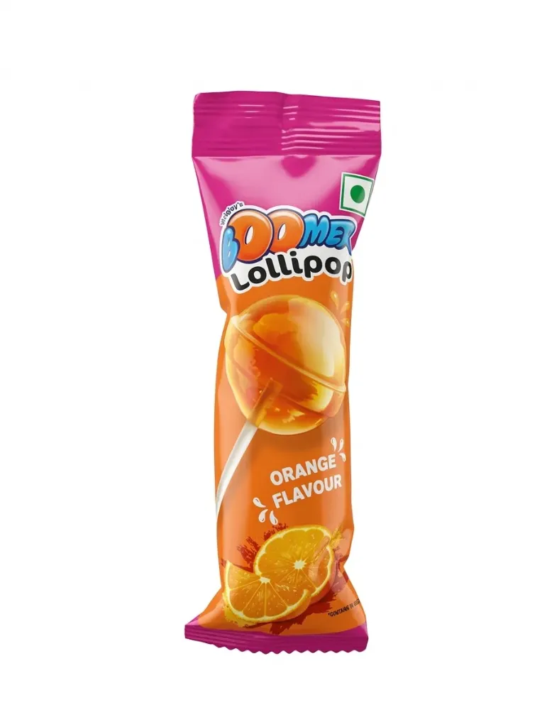 Boomer Orange Lollipop