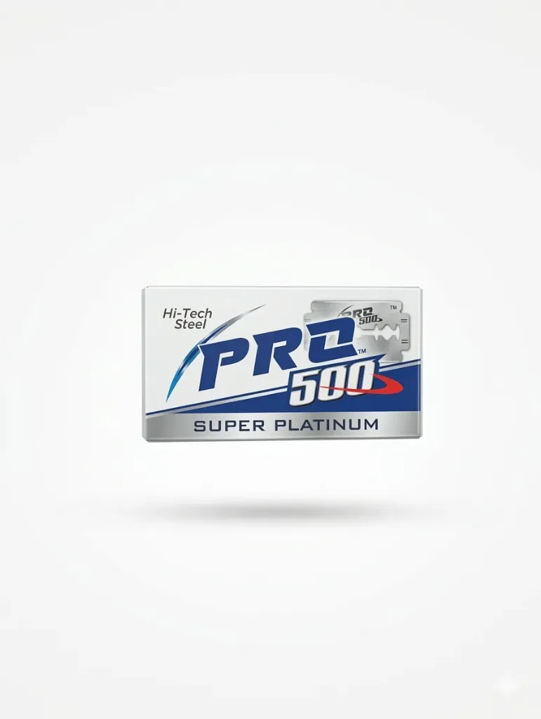 Pro 500 Super Platinum Razor Blades.