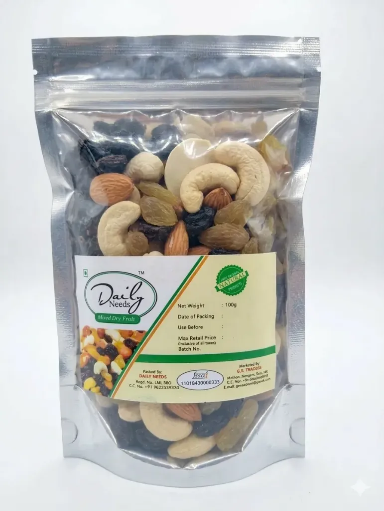 Daily Needs Mixed Dry Fruits, 100g