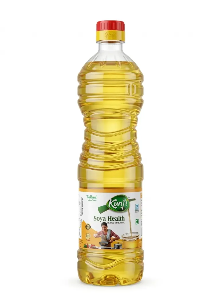 Kunji Refined Soyabean Oil, 1Ltr