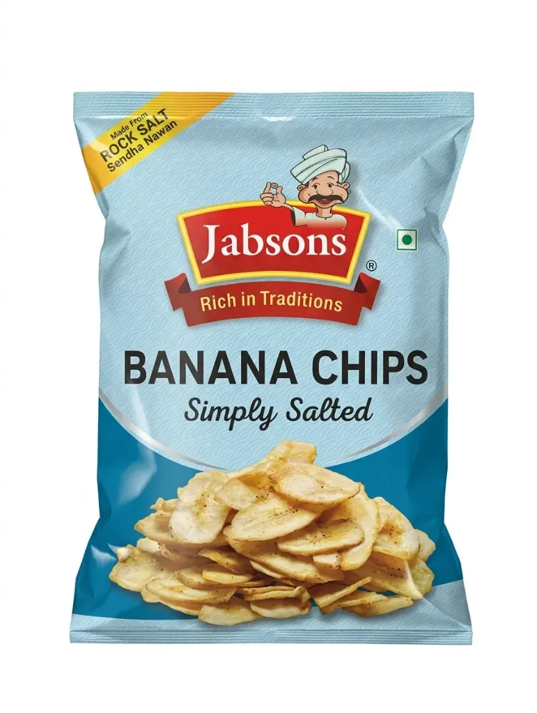 Jabsons Banana Chips Simply Salted, 150g