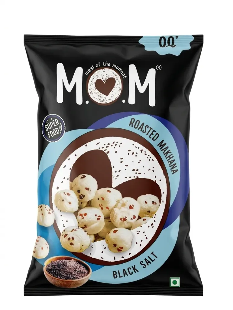 M.O.M Roasted Makhana Black Salt, 40g