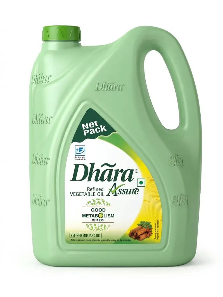 Dhara refined Vegetable oil 5L