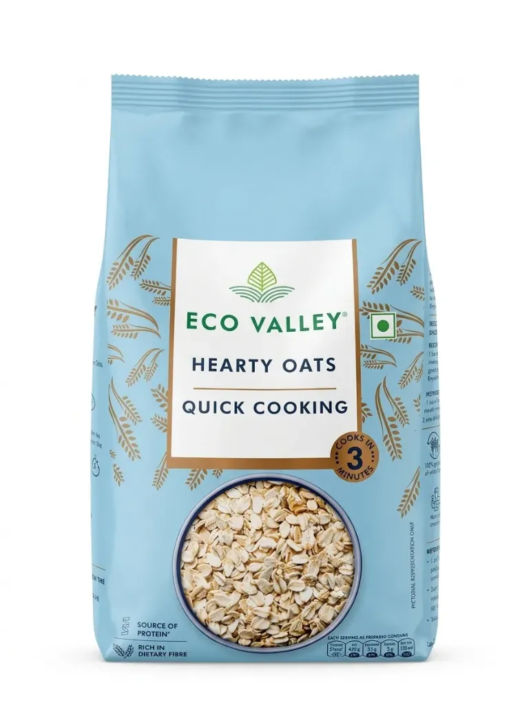 Eco Valley Hearty Oats, 1Kg