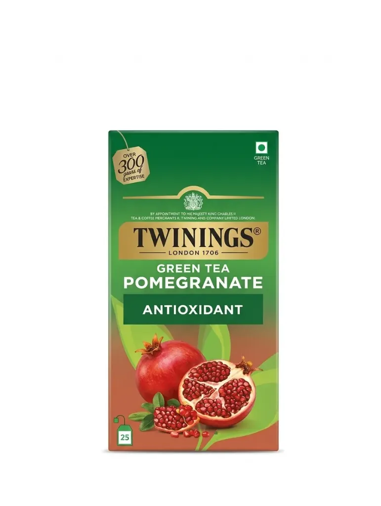 Twinings Green Tea Pomegranate 25 Bags, 50g