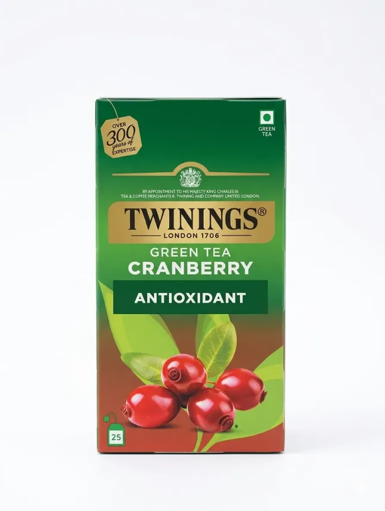 Twinings Green Tea Cranberry 25 bags, 50g