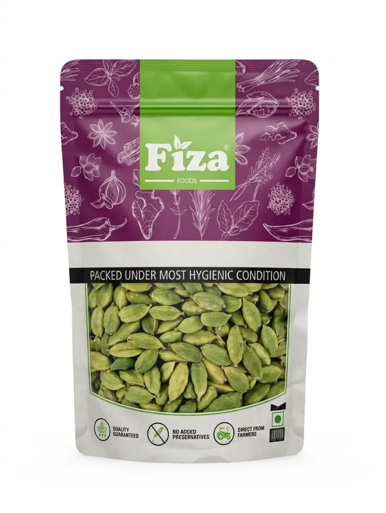 Fiza Foods Green Cardamom (Green Elaichi), 100g