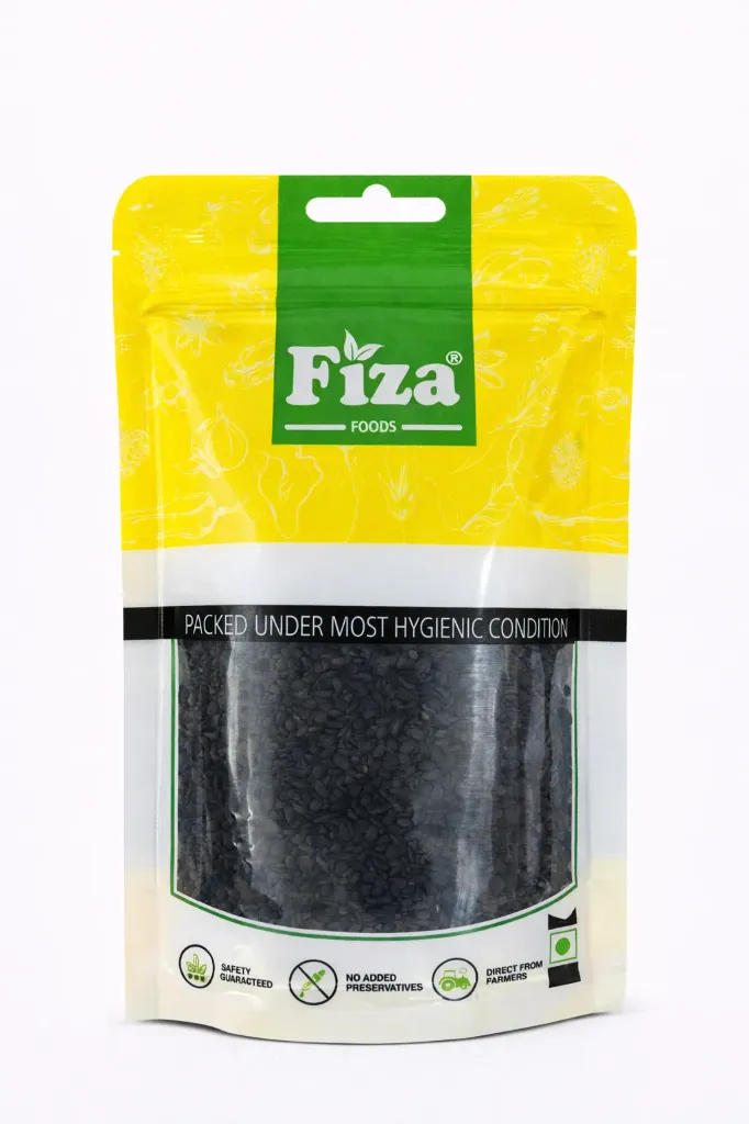 Fiza Foods Black Sesame seeds (Kaloungi), 100g