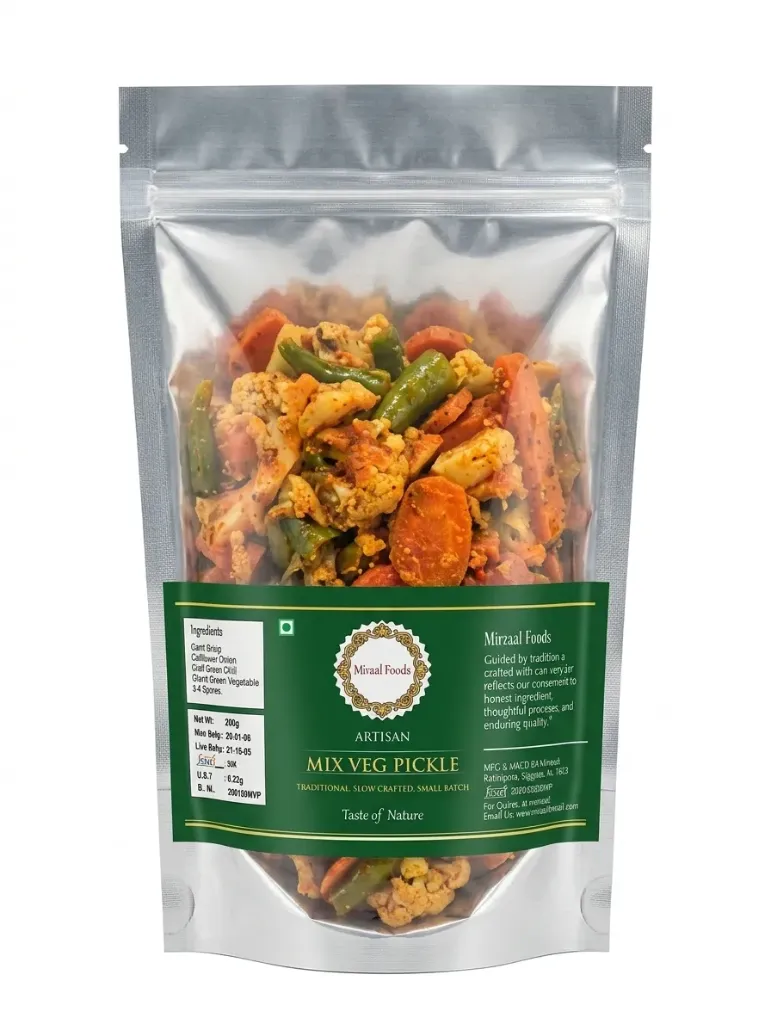 Miraal Foods Mix Veg Pickle, 250g