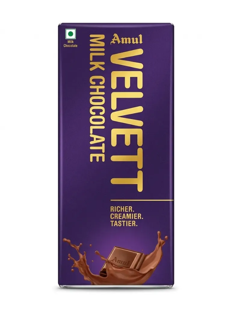 Amul Velvett Milk Chocolate, 150g
