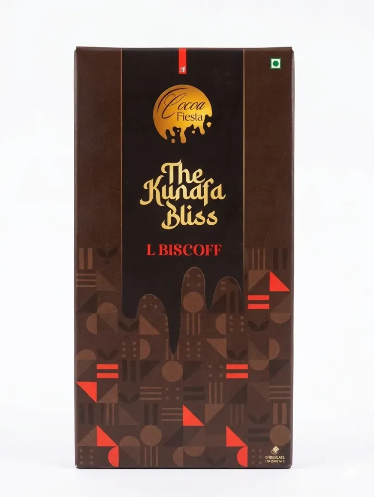 Cocoa Fiesta The Kunafa Bliss Biscoff Chocolate,140g