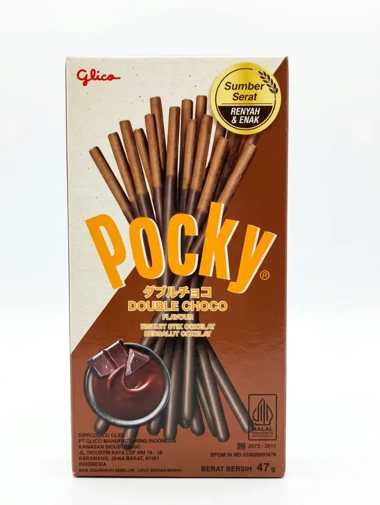 Pocky Double Choco Flavoured Biscuit Sticks, 47g