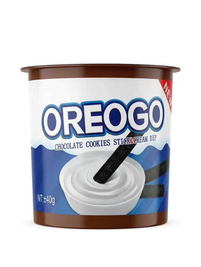 Oreo Go Chocolate Cookies Stick & Cream Dip (Vanilla Cream), 40g