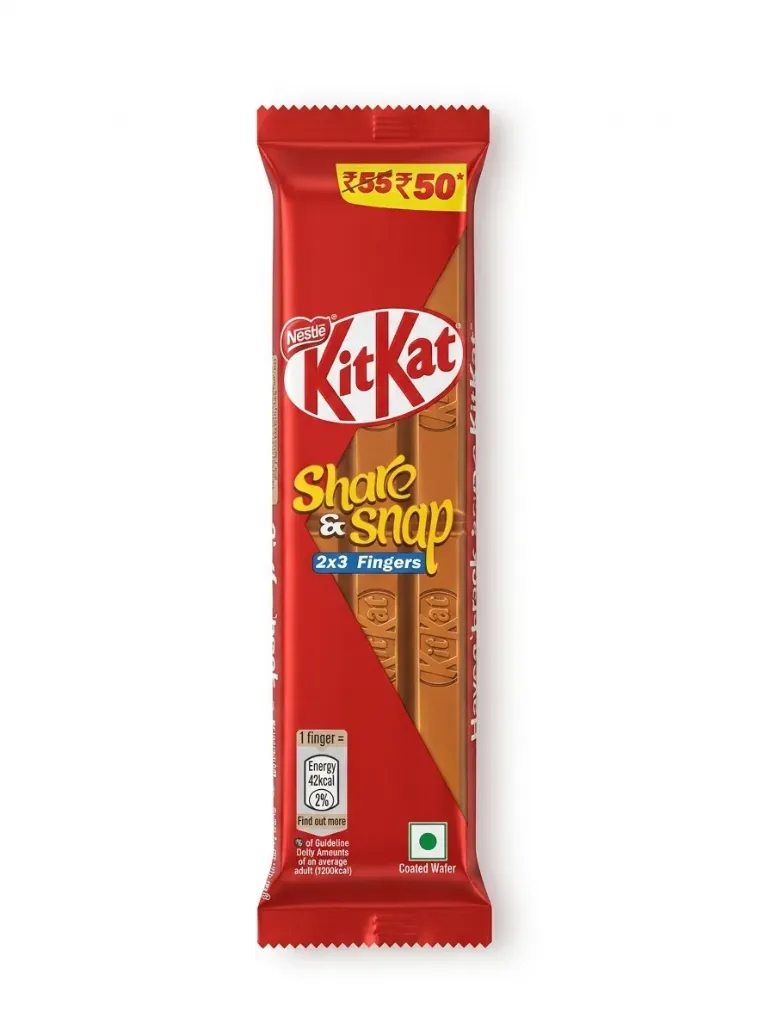 KitKat Share & Snap 2x3 Fingers, 57g