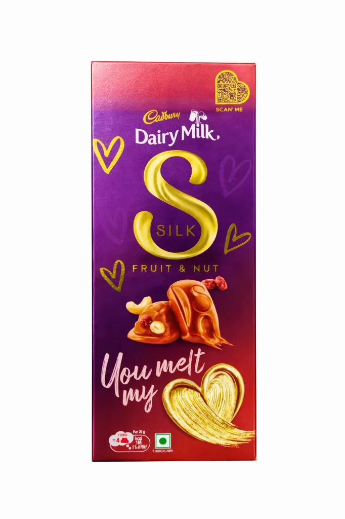 Dairy Milk Silk Fruit & Nut You Melt My 💜, 129g