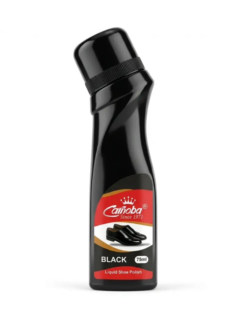 Carnoba Black Liquid Shoe Polish, 75g