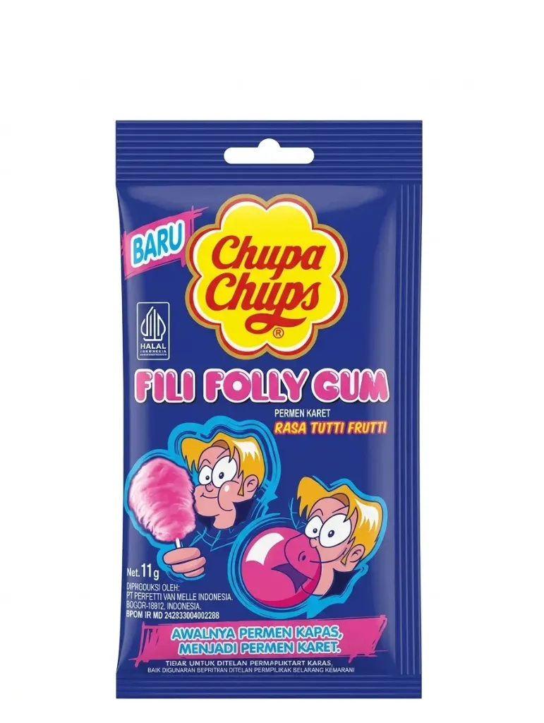 Chupa Chups Fili Folly Gum, 11g