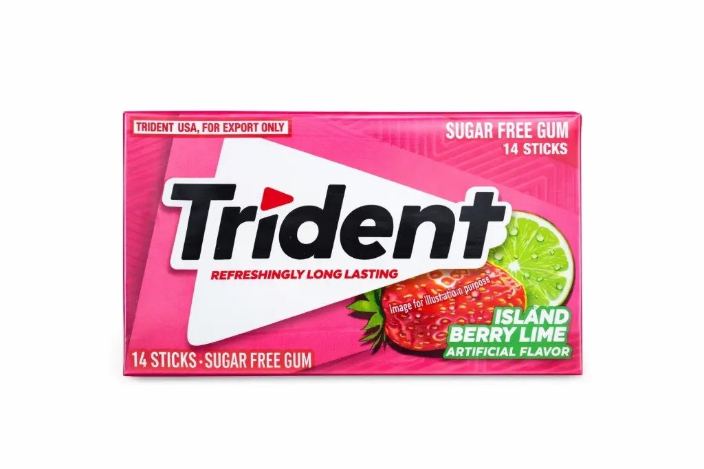 Trident Island Berry Lime Sugar Free Gum
