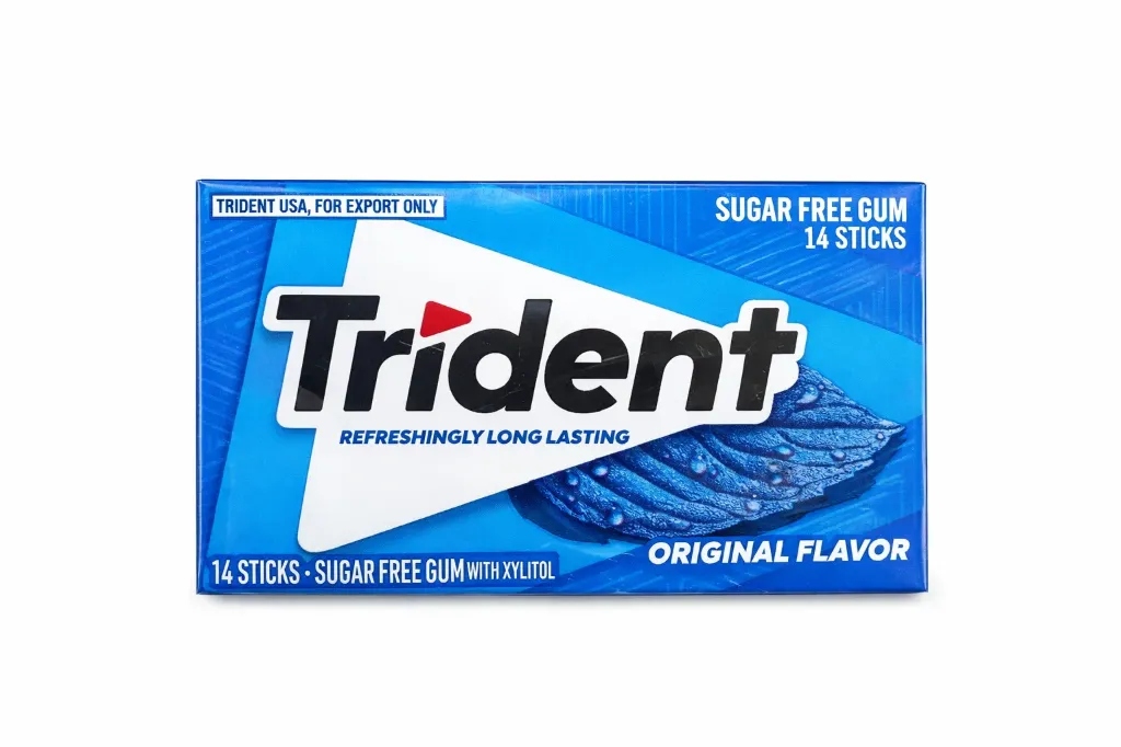 Trident Original Flavour Sugar free with Xylitol Gum