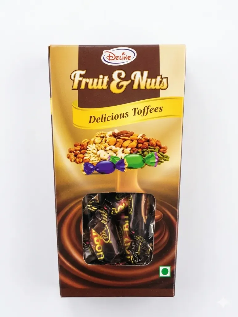 Deline Fruit & Nuts Toffees, 120g
