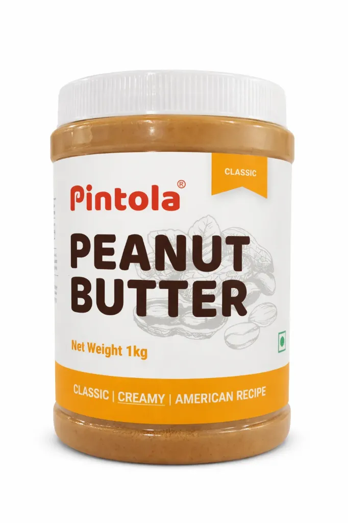Pintola Classic Peanut Butter Classic Creamy American Recipe, 1kg